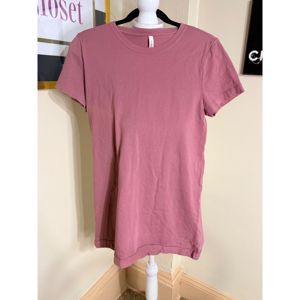 The Group by Babaton Dusty Rose Pink Crew Neck Short‎ Sleeve T-Shirt Medium